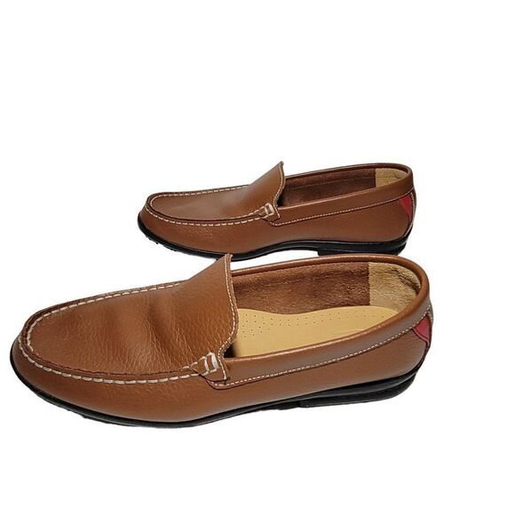 FootJoy FJ Golf Loafers Mens 8.5 W Wide‎ Club Casuals Brown Leather Shoes 79054 main image 9